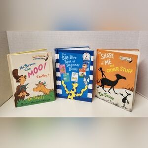 Bundle Of 3 Dr. Seuss Beginner Reader Hardcover Books